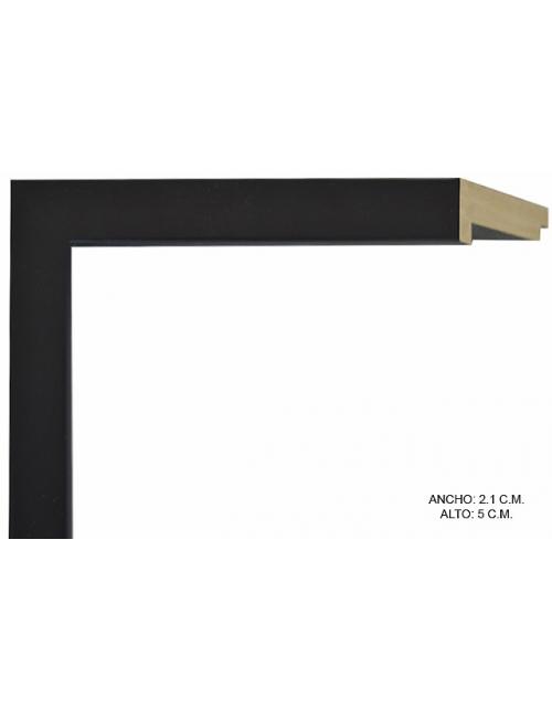 Marco a medida negro ondo