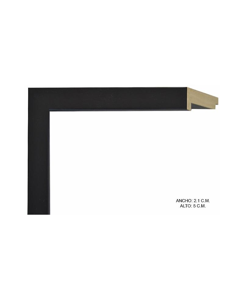 Marco a medida negro ondo