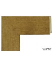 Marco a medida dorado liso