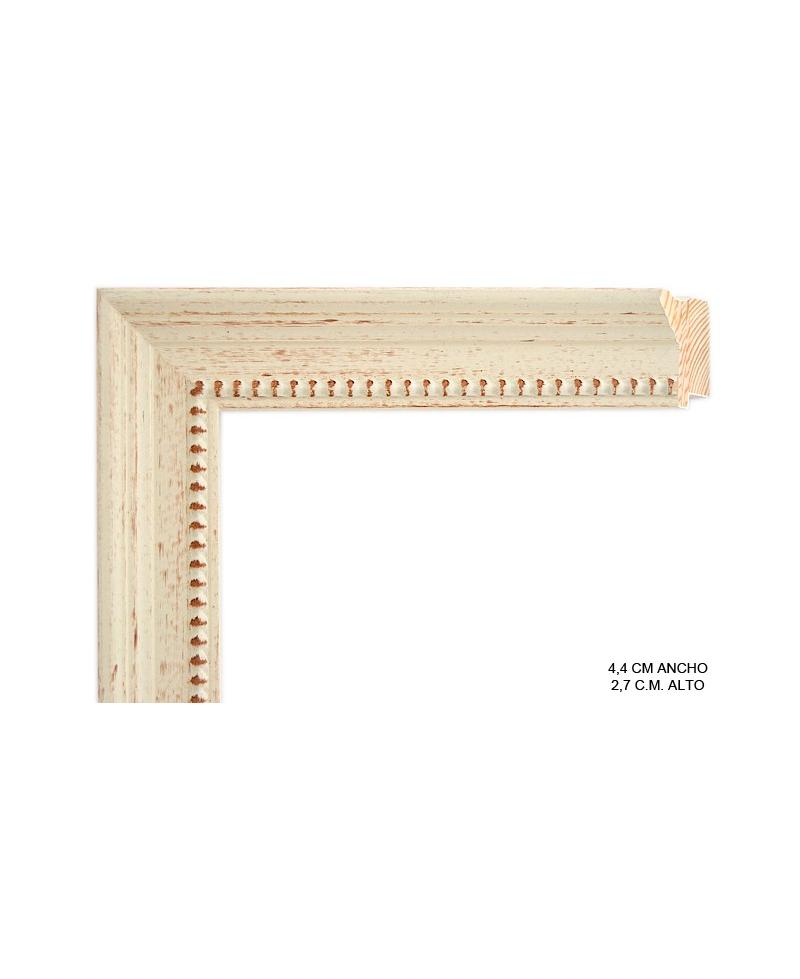Marco a medida color crema -