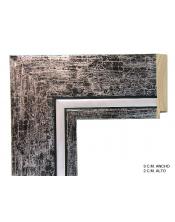 Marco a medida color gris.