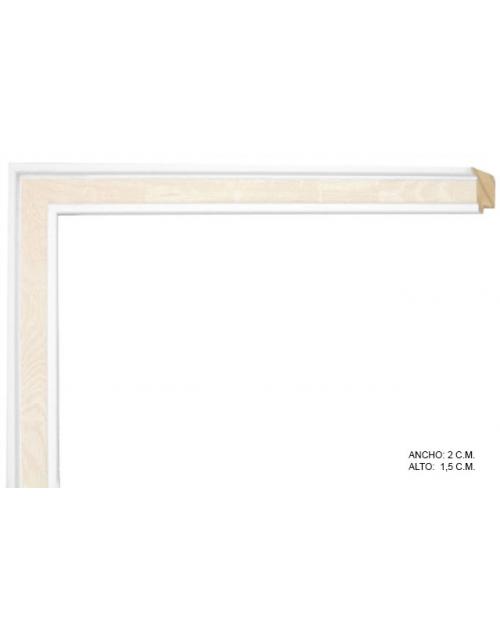 Marco a medida color crema-