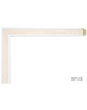 Marco a medida color crema-