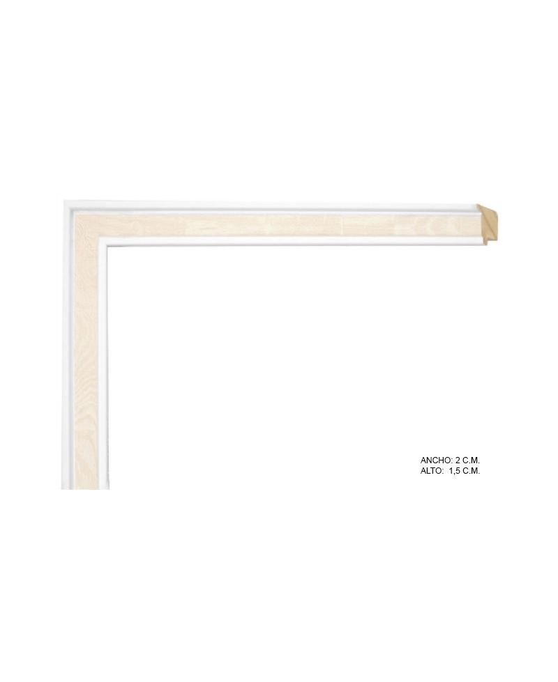 Marco a medida color crema-