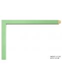 Marco a medida de color verde liso