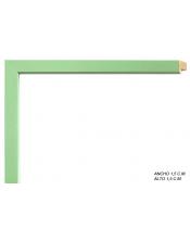 Marco a medida de color verde liso