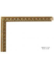 Marco a medida color oro.