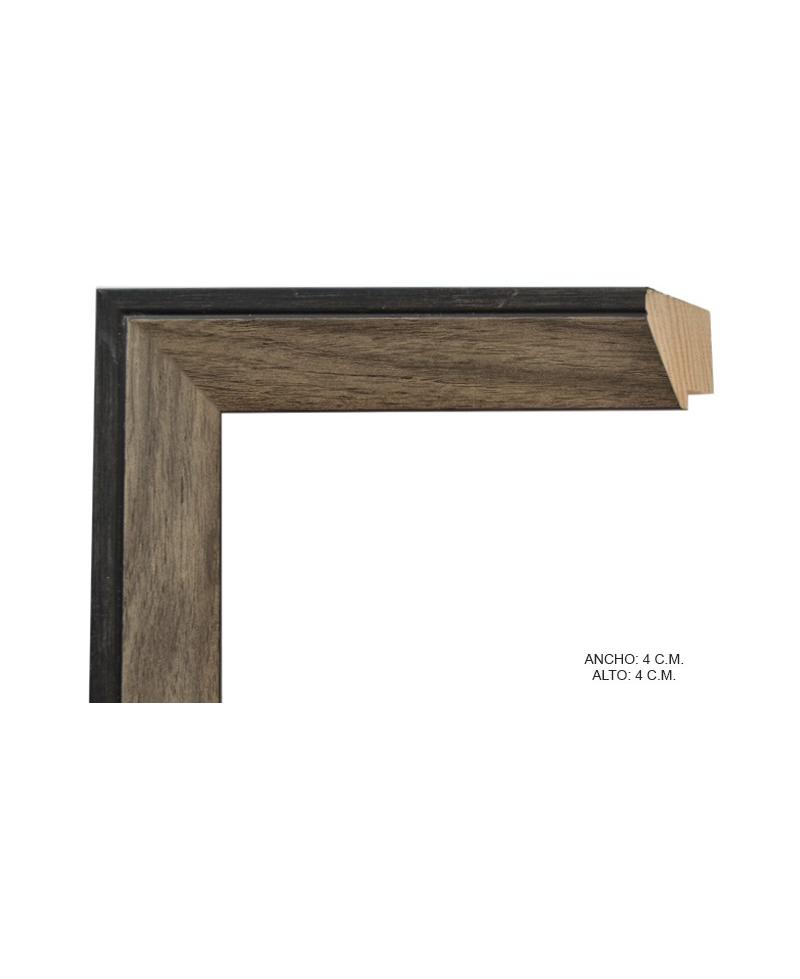 Marco a medida gris oscuro