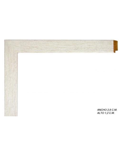 Marco a medida de color crema liso