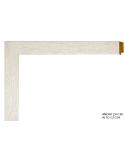 Marco a medida de color crema liso