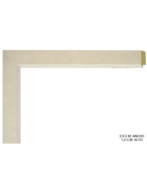 Marco a medida color crema.