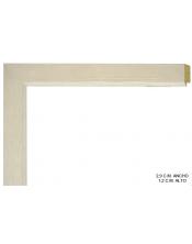 Marco a medida color crema.