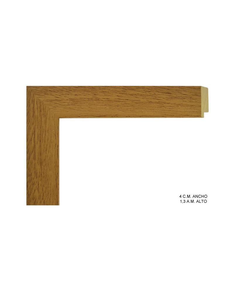 Marco a medida color miel liso