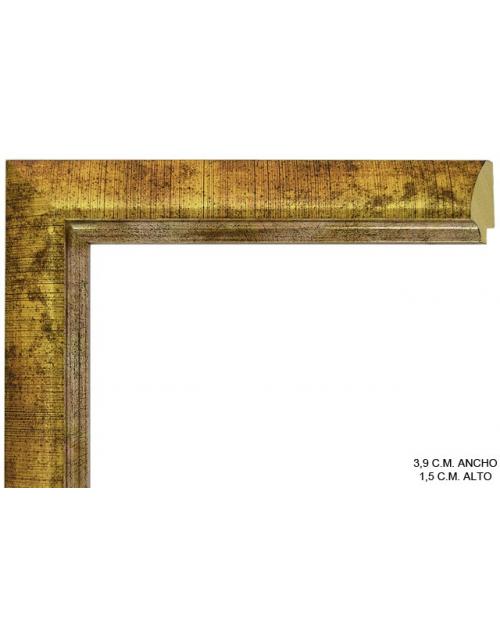 Marco a Medida Dorado Envejecido - Moldura Clásica 3,9 cm