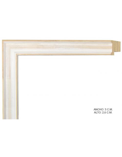 Marco a medida de color crema--