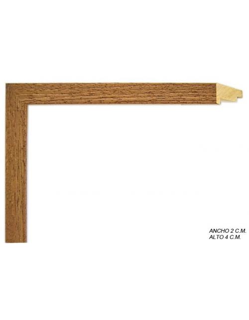 Marco a medida color nogal