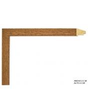 Marco a medida color nogal