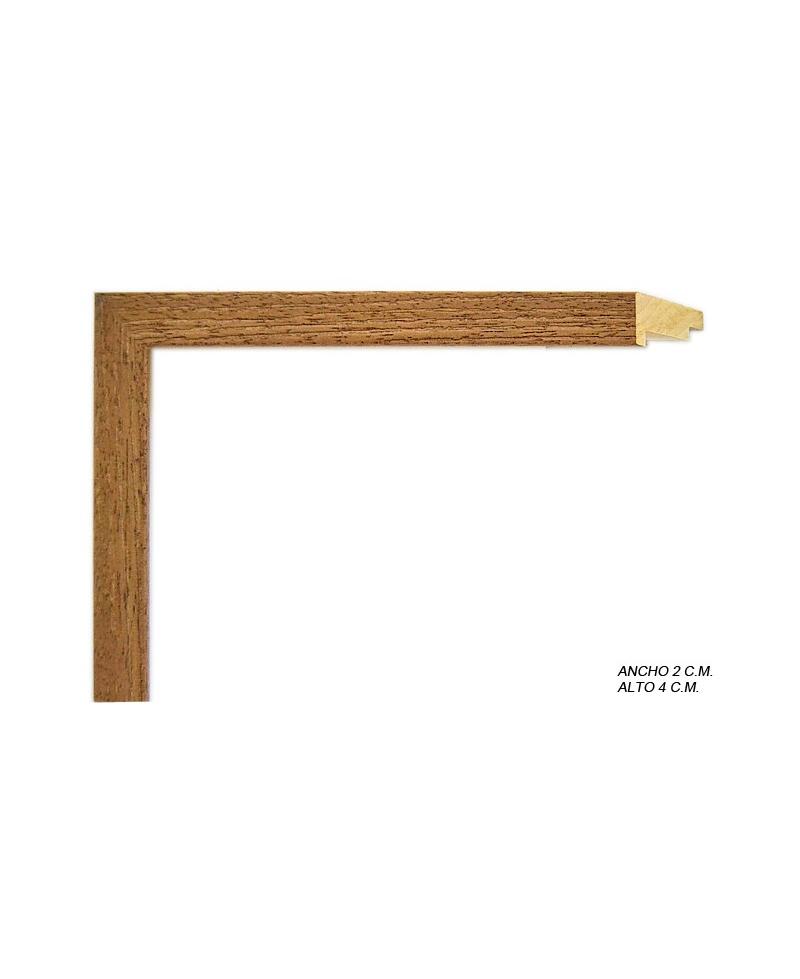 Marco a medida color nogal