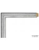 Marco a medida plata estrecha