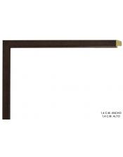 Marco a medida nogal liso