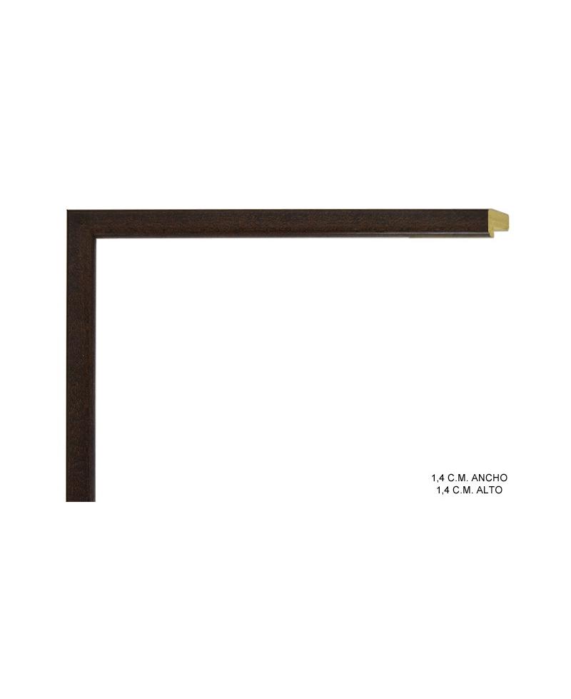 Marco a medida nogal liso