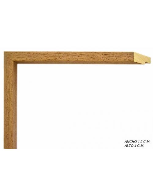 Marco a medida caja roble