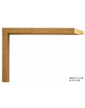 Marco a medida caja roble