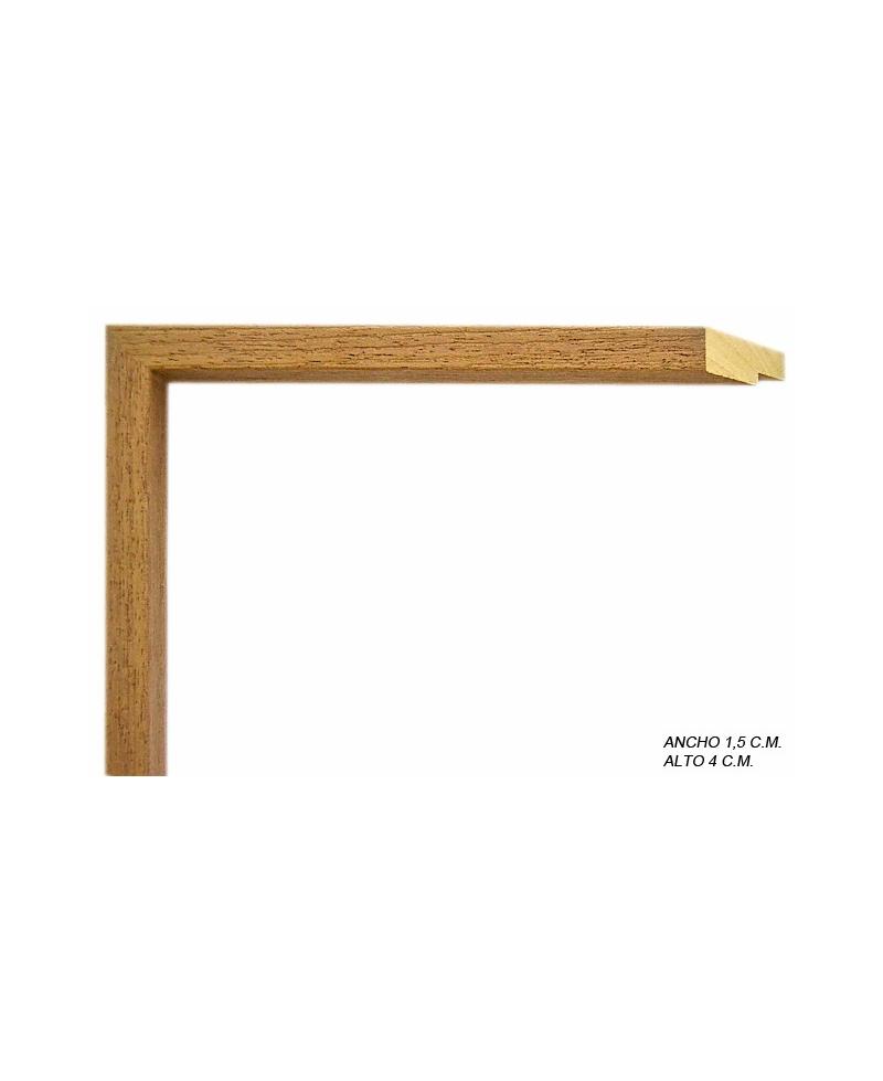 Marco a medida caja roble