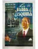 Cartel Original Argentino de 1950 "La Barra de la Esquina"