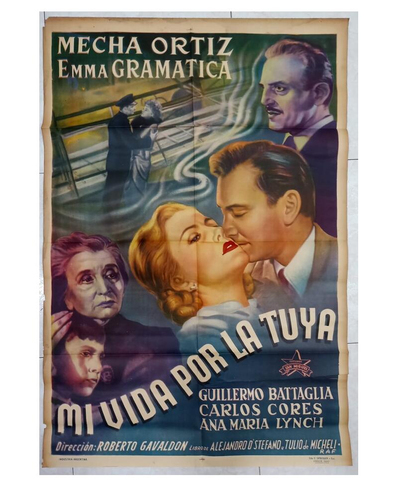 Cartel de cine de la película- Mi vida por la tuya-