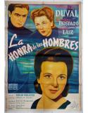 Cartel de Cine Original "La Honra de los Hombres" (1946) - Obra de Jacinto Benavente