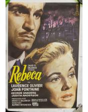Cartel de cine original de la Película . Rebeca