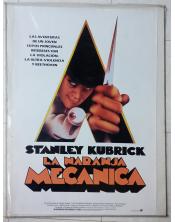 Cartel de cine de La naranja mecanica