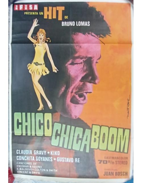 Cartel de Cine Original "Chico Chica Boom" (1969) - Bruno Lomas