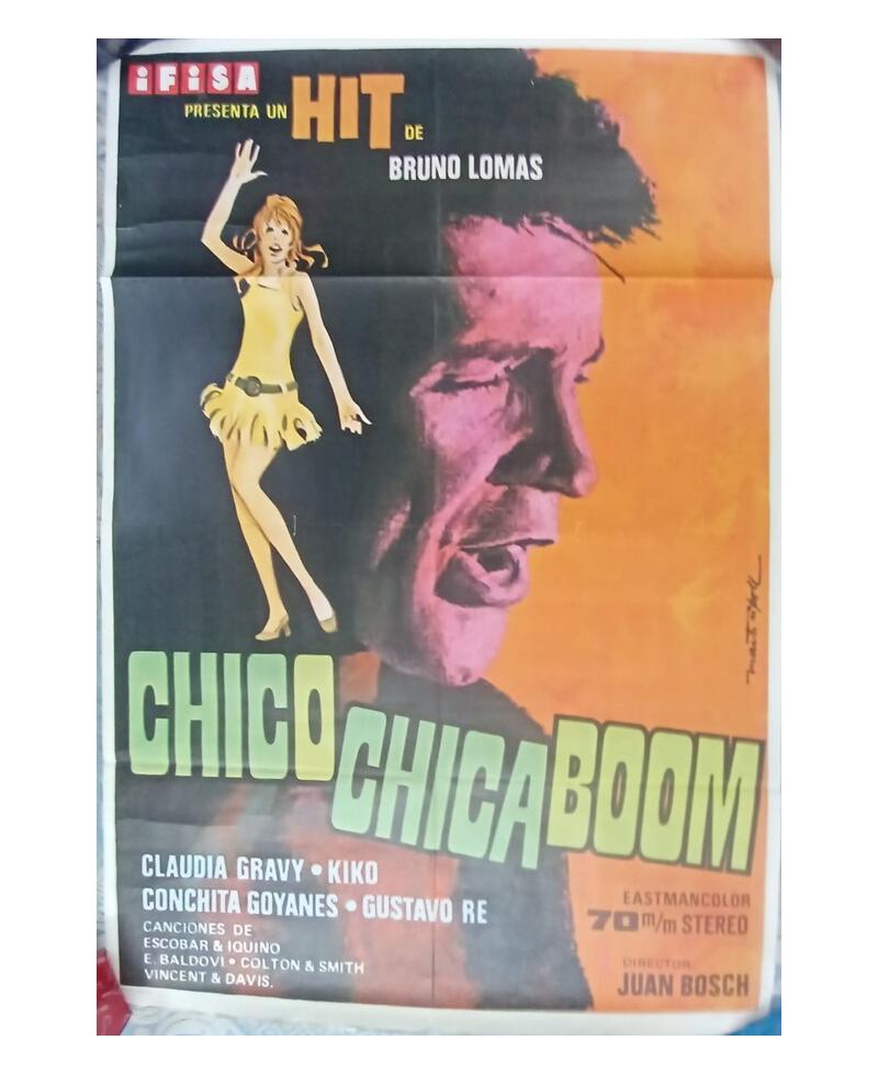 Cartel de cine - chico chica boom