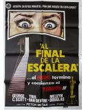 Cartel de cine original. Al final de la escalera.