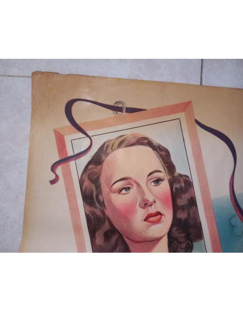 Cartel de cine antiguo. Besos Perdidos- 2 - 1945