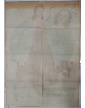 Cartel de cine antiguo. Besos Perdidos- 2 - 1945