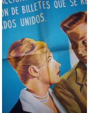 Cartel de cine original. Atrapado