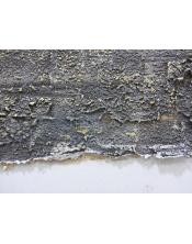 Cuadro abstracto ocre