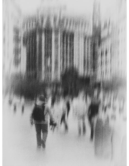 Cuadro impresión sobre lienzo, fotografo en la urbe