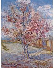 lamina. Árbol rosa Van Gogh