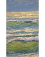 Cuadro pintado al oleo marina.