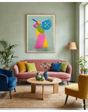 Grabado Flautista de Juan Ripollés