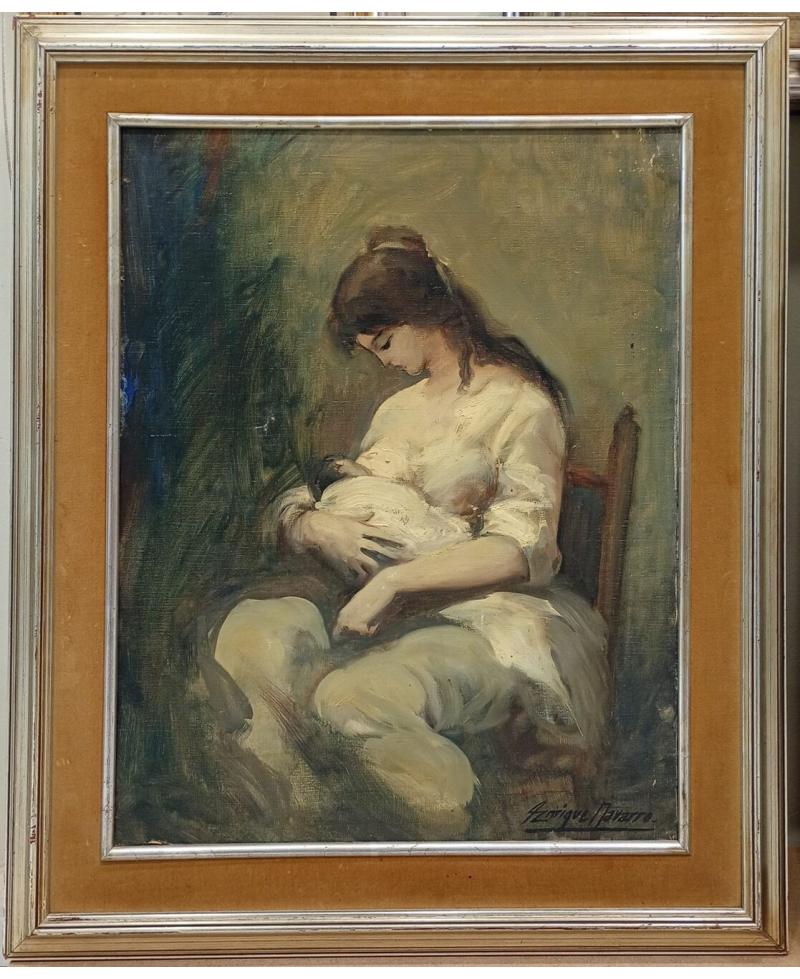 Cuadro de Enrique Navarro- maternidad