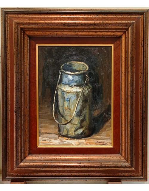 Oleo Bodegón de Vicente Giner