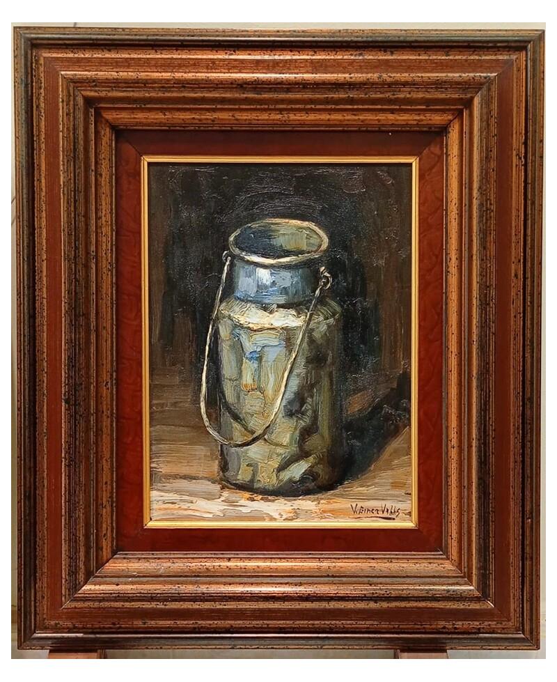 Oleo Bodegón de Vicente Giner