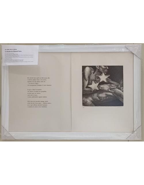 Grabado de Manuel Boix del collar de la Coloma