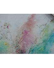 Cuadro Abstracto Azul Aguas | 65x65cm | Cuadros Azahar