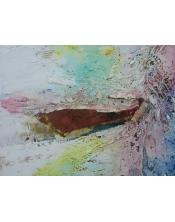 Cuadro Abstracto Azul Aguas | 65x65cm | Cuadros Azahar